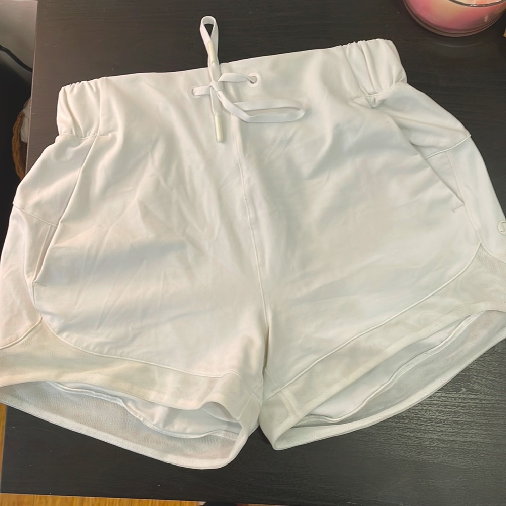 White Lululemon Shorts